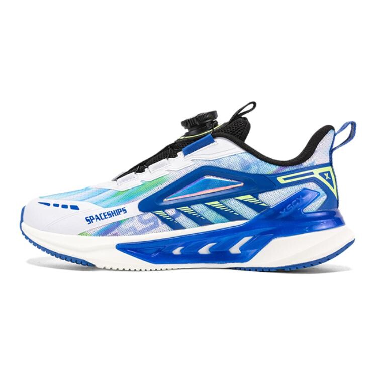 Детские кроссовки GS Low-top Новые белые/синие Lyon Xtep, синий/белый — фото 3