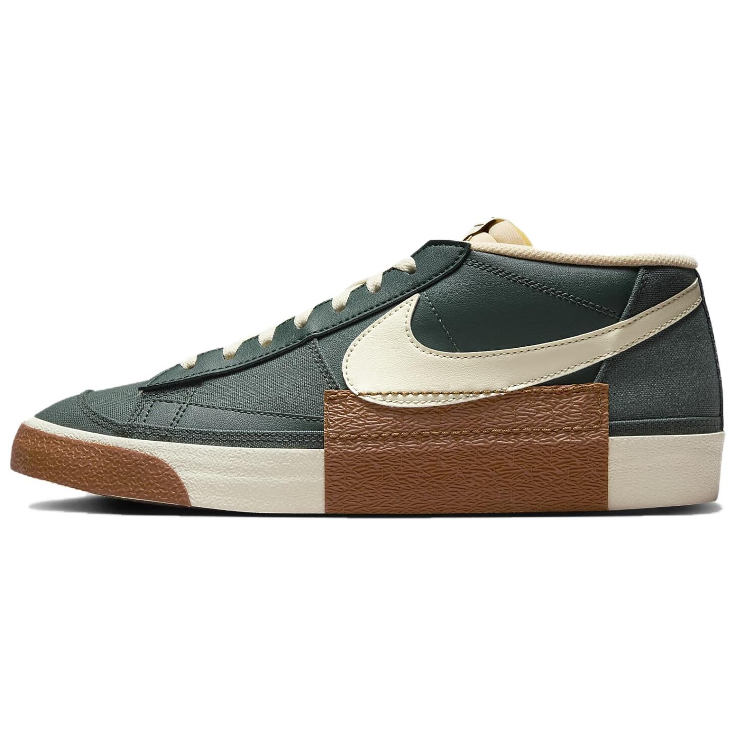 

Кроссовки Nike Blazer Skateboarding Shoes Men Low-top Green, зеленый