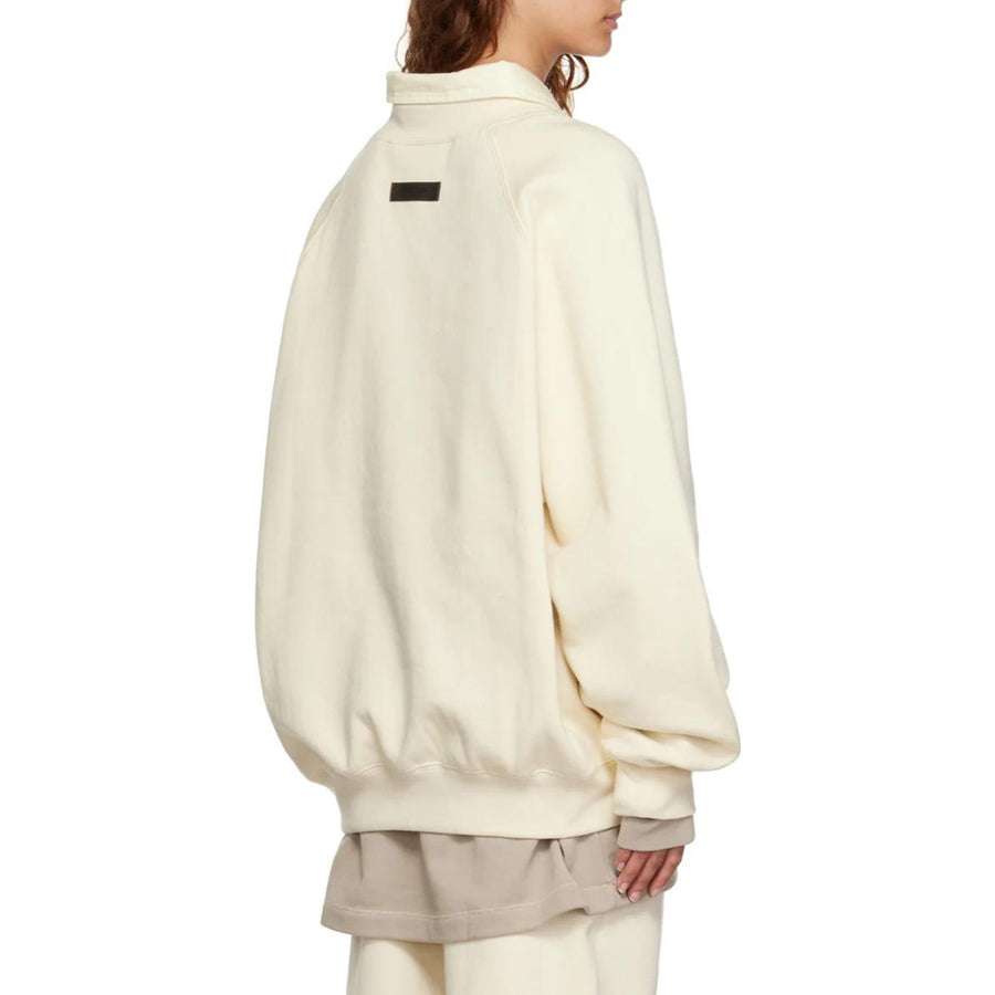 Свитер (WMNS) Fear of God Essentials FW22 Crewneck Sweatshirt 'Off-White', белый — фото 3