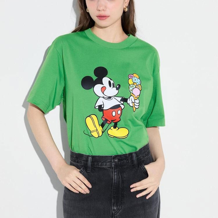 Футболка мужская Uniqlo зеленая — фото 3