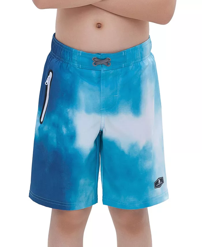 

Мальчиковые плавки для плавания Board Shorts с 4-сторонней растяжкой, быстросохнущие, с сетчатой подкладкой и защитой UPF50+ Rokka&Rolla, синий