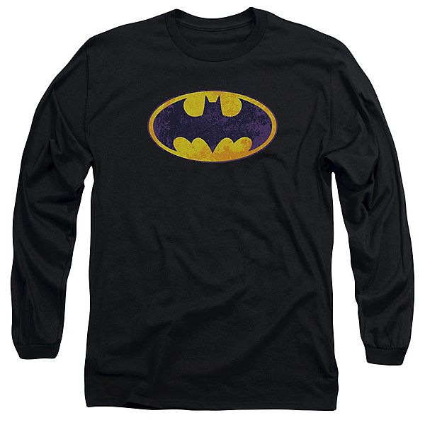 

Футболка с длинным рукавом Batman bm neon distress logo Licensed Character