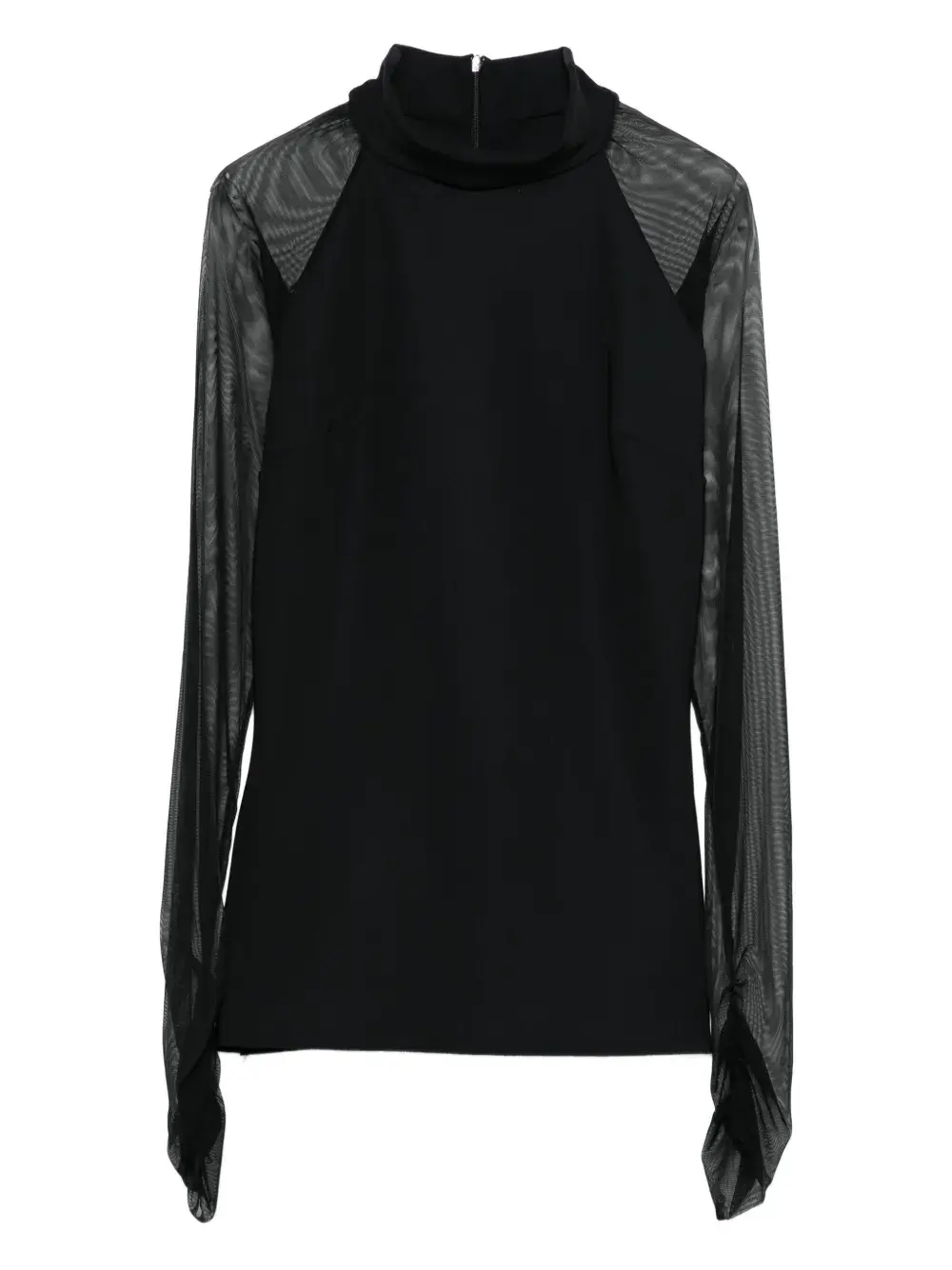 

Блуза из прозрачной сетки (или "блуза-иллюзия из сетки") Chiara Boni La Petite Robe, черный