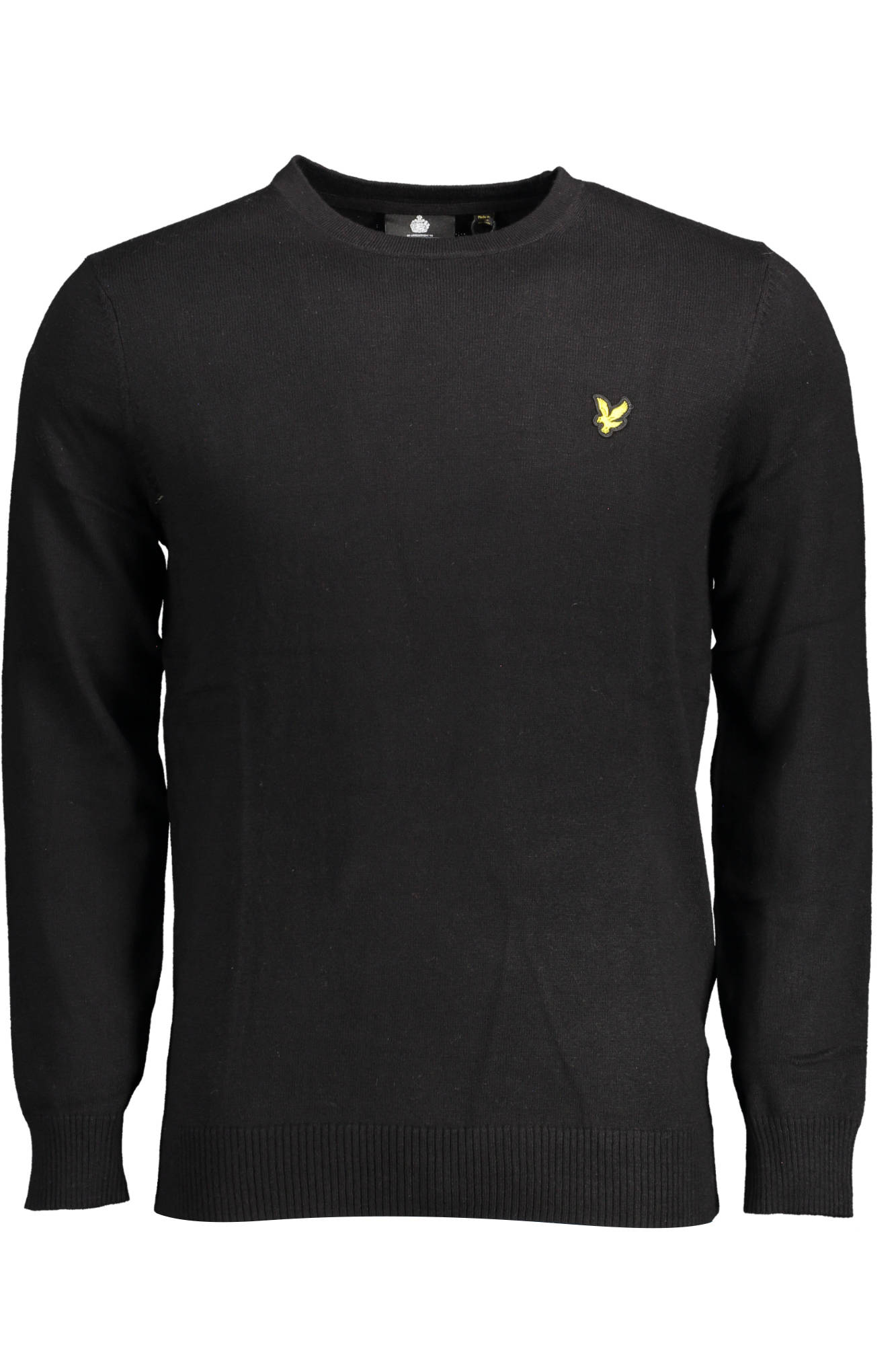 

Мужской джемпер Lyle & Scott с круглым вырезом и логотипом, черный