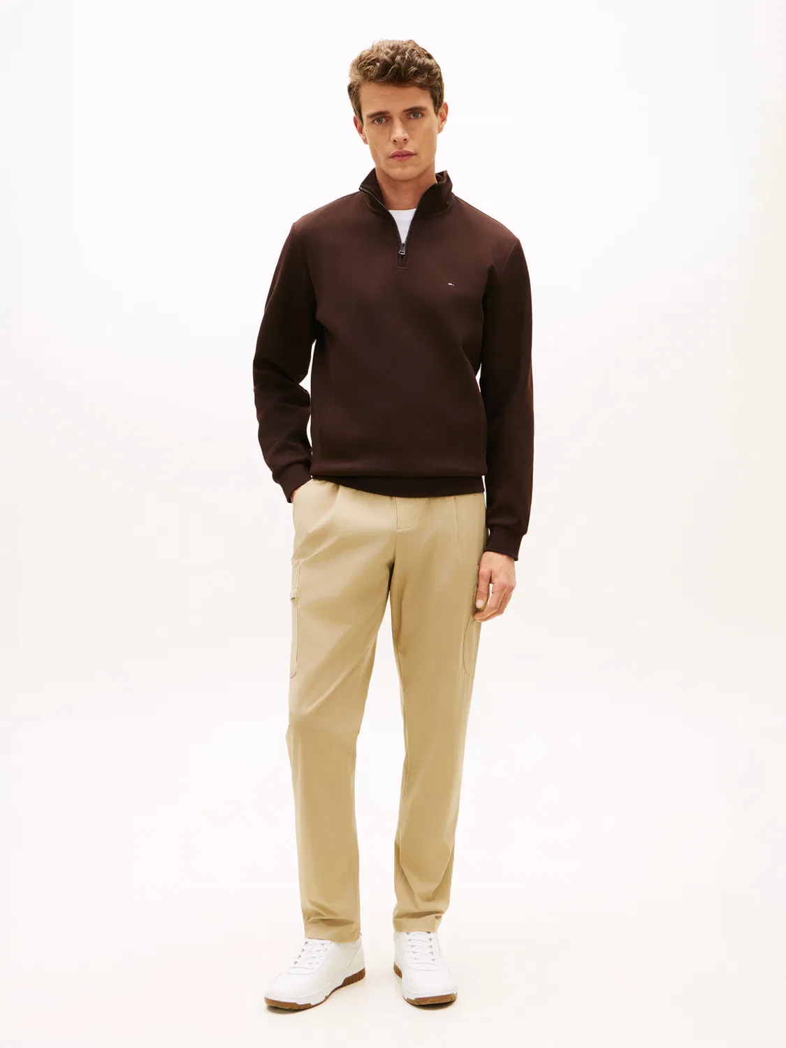Обычные брюки Tommy Hilfiger, Camel — фото 4