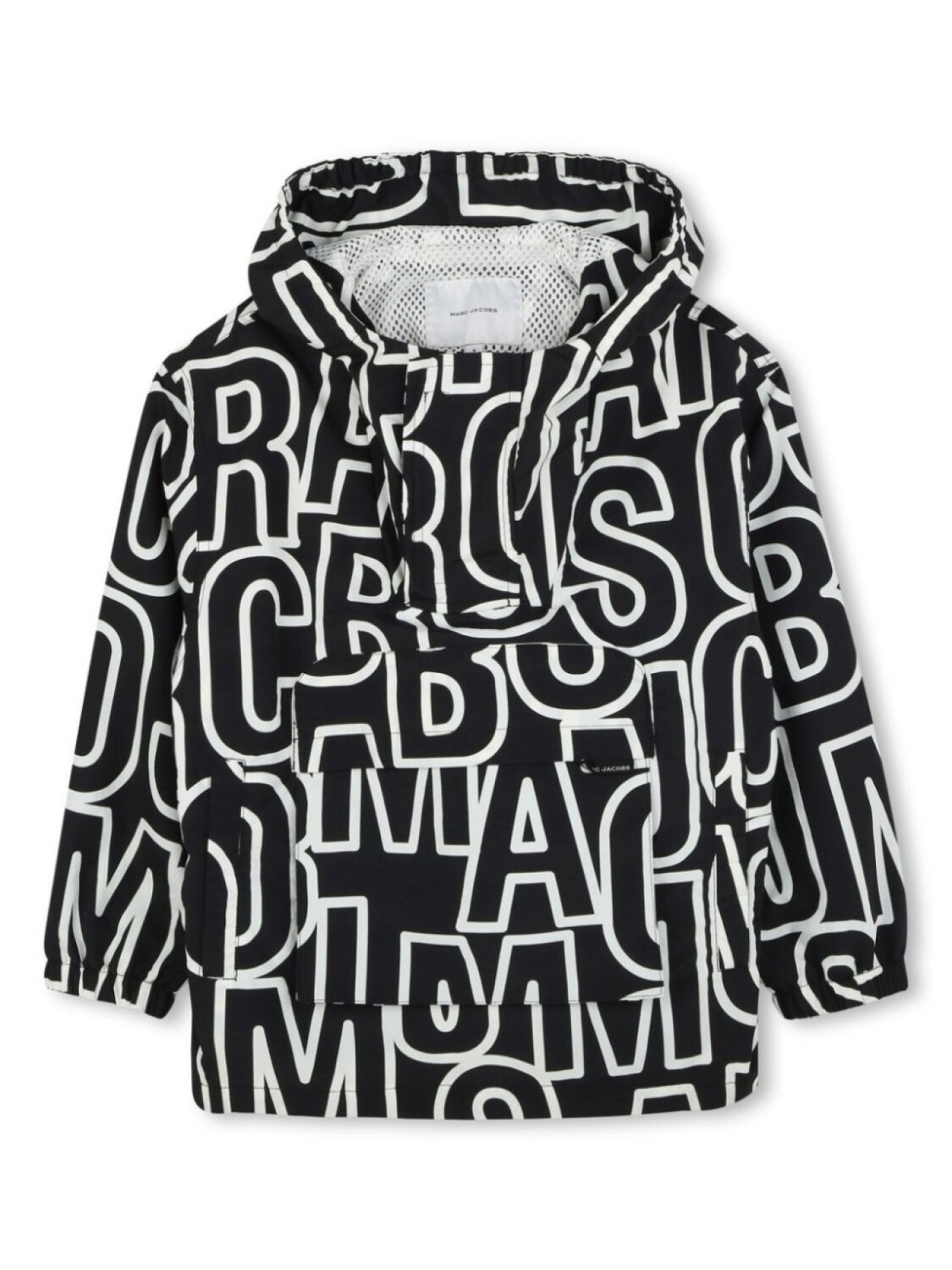 

Marc Jacobs Kids ветровка с капюшоном, черный
