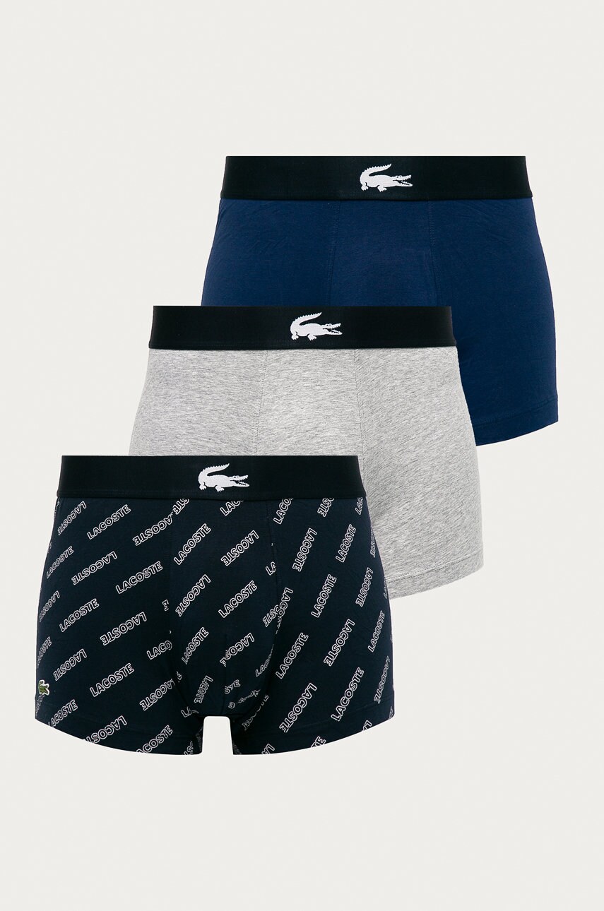 

3 пары боксеров Lacoste, темно-синий