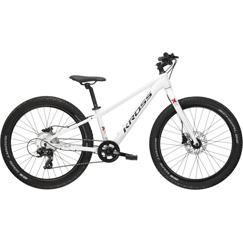 

Детский велосипед Kross Level Jr 2.0 Disc Белый/Черный 24