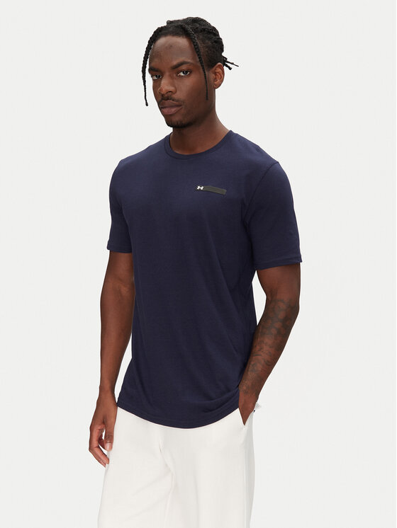 

Футболка свободного кроя Strip Logo 1390203 Under Armour, синий