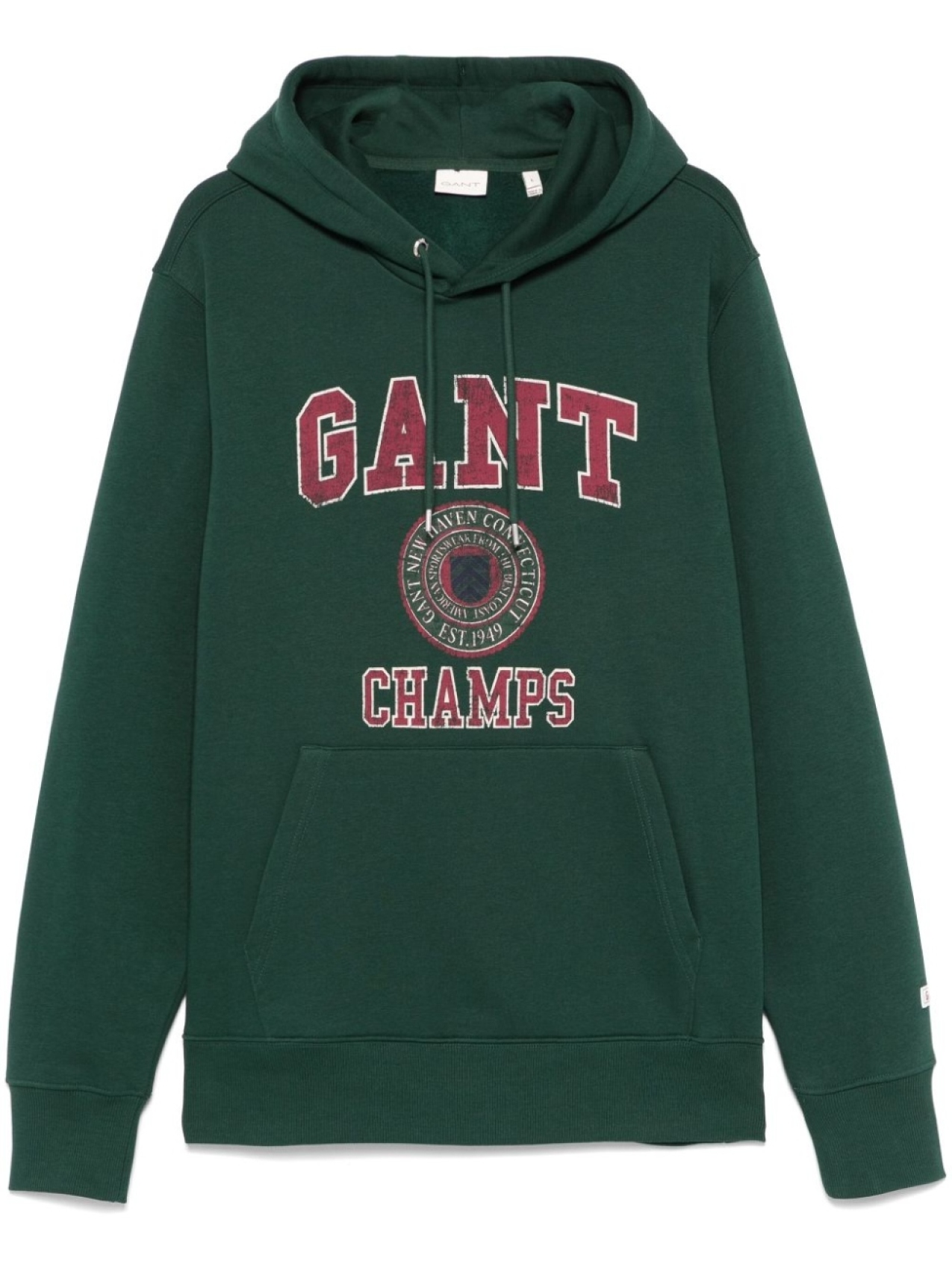 

Gant худи с логотипом, зеленый