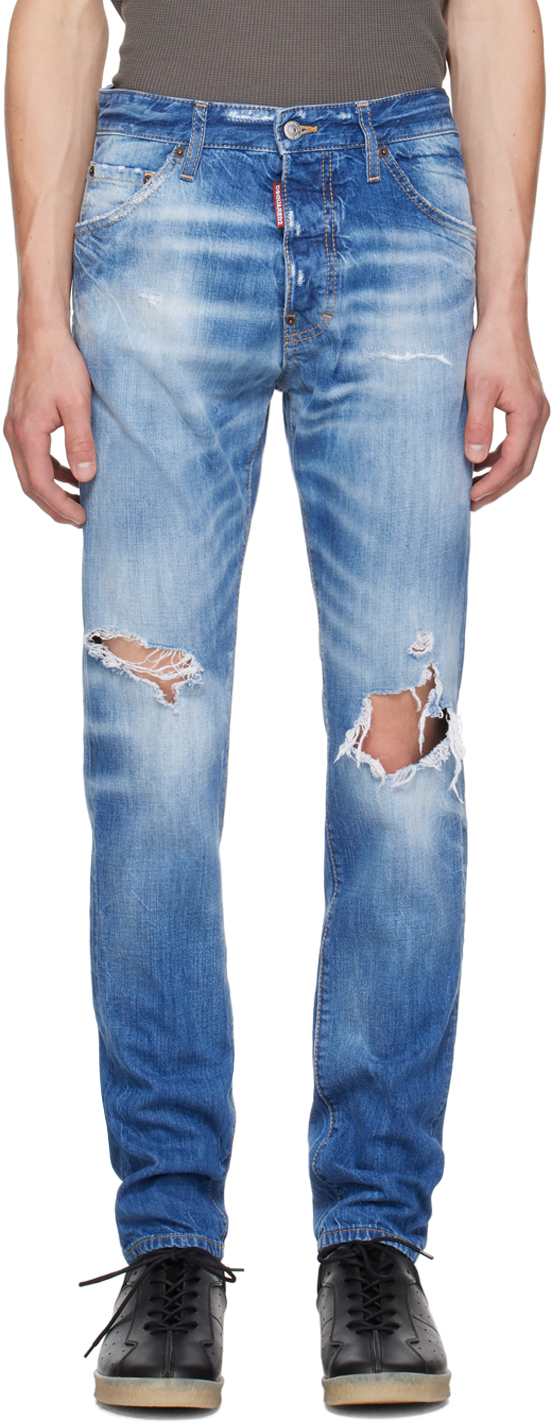 

Синие джинсы Cool Guy Dsquared2, темно-синий