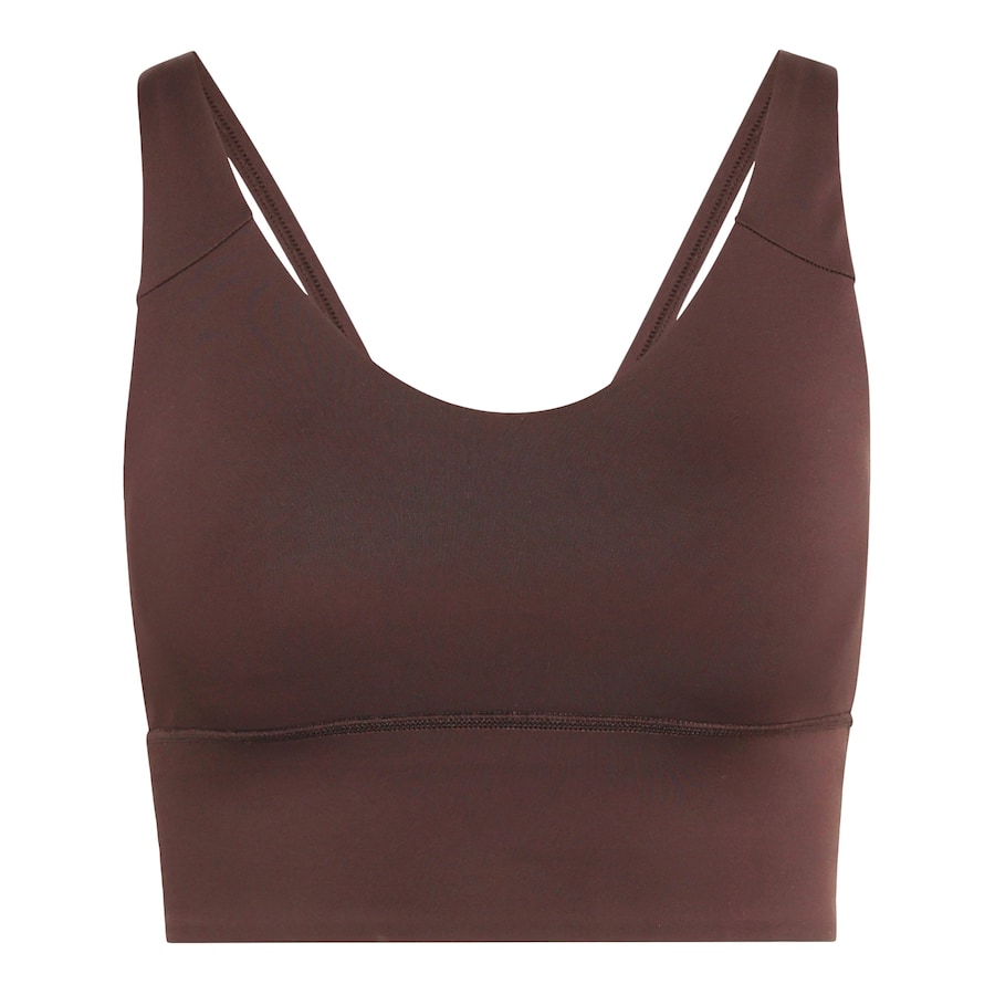 

Спортивный бюстгальтер-бралетт ADIDAS PERFORMANCE Studio All Me, шоколадный