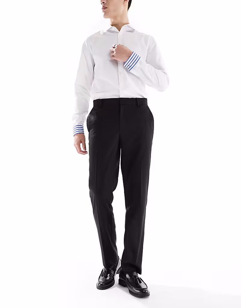 

Узкие брюки ASOS DESIGN черного цвета