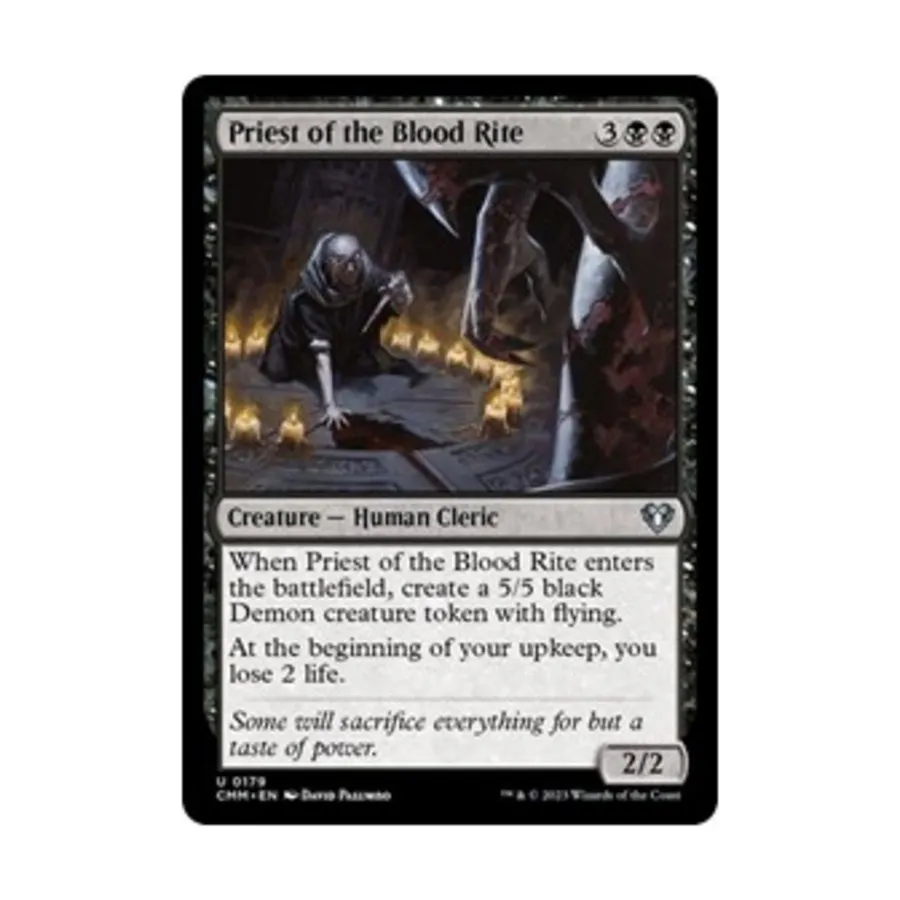 

CCG Жрец Кровавого обряда (U), MTG - Commander Masters