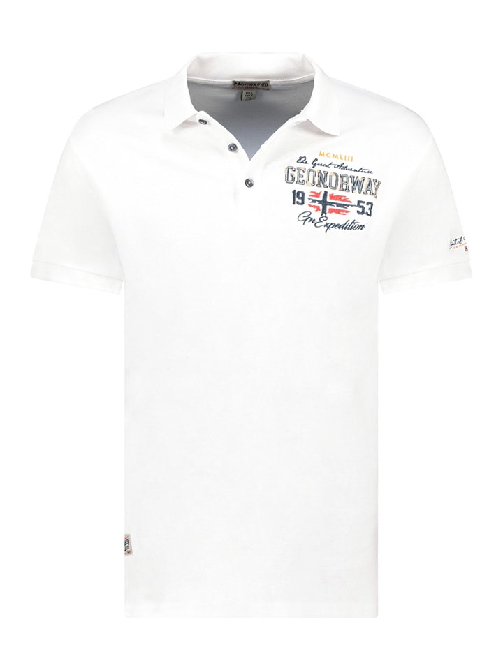 

Футболка поло Kapuccino Geographical Norway, белый