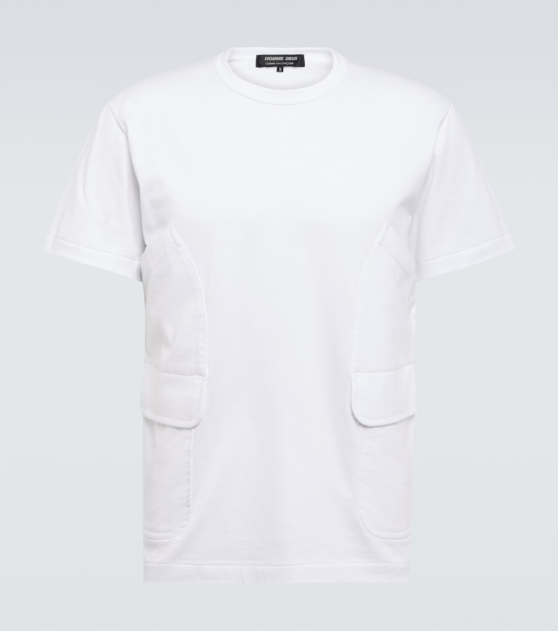 

Футболка из хлопкового джерси Comme des Garçons Homme Deux, белый