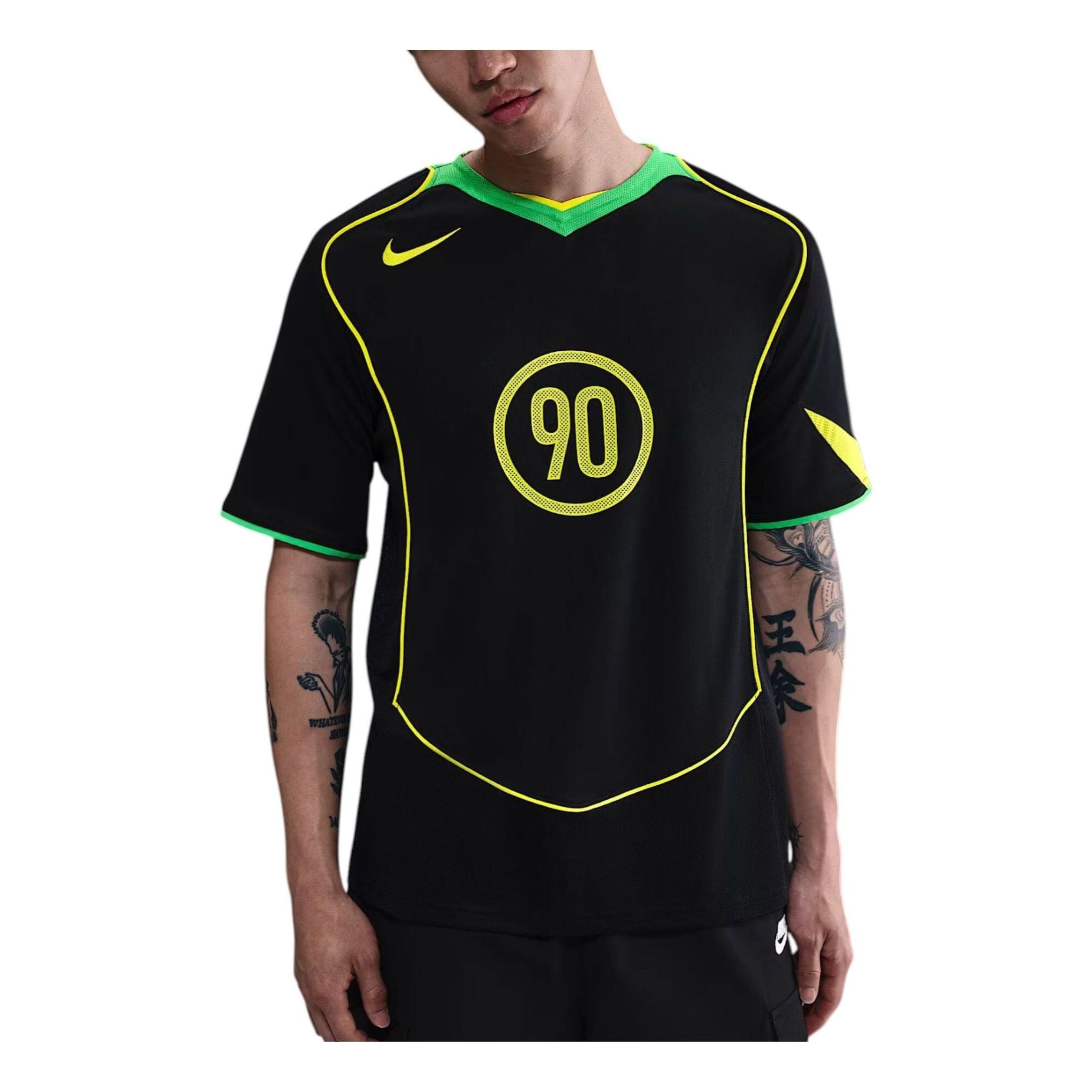 

Футбольная майка Nike Total 90 Dri-FIT 'Black Green Spark'