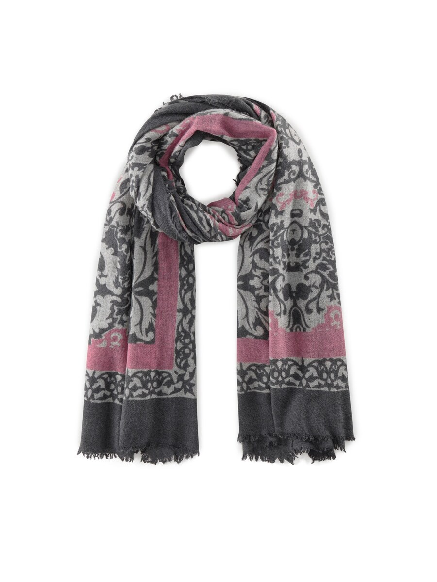 

Шарф CODELLO, цвет Light grey/Dark grey
