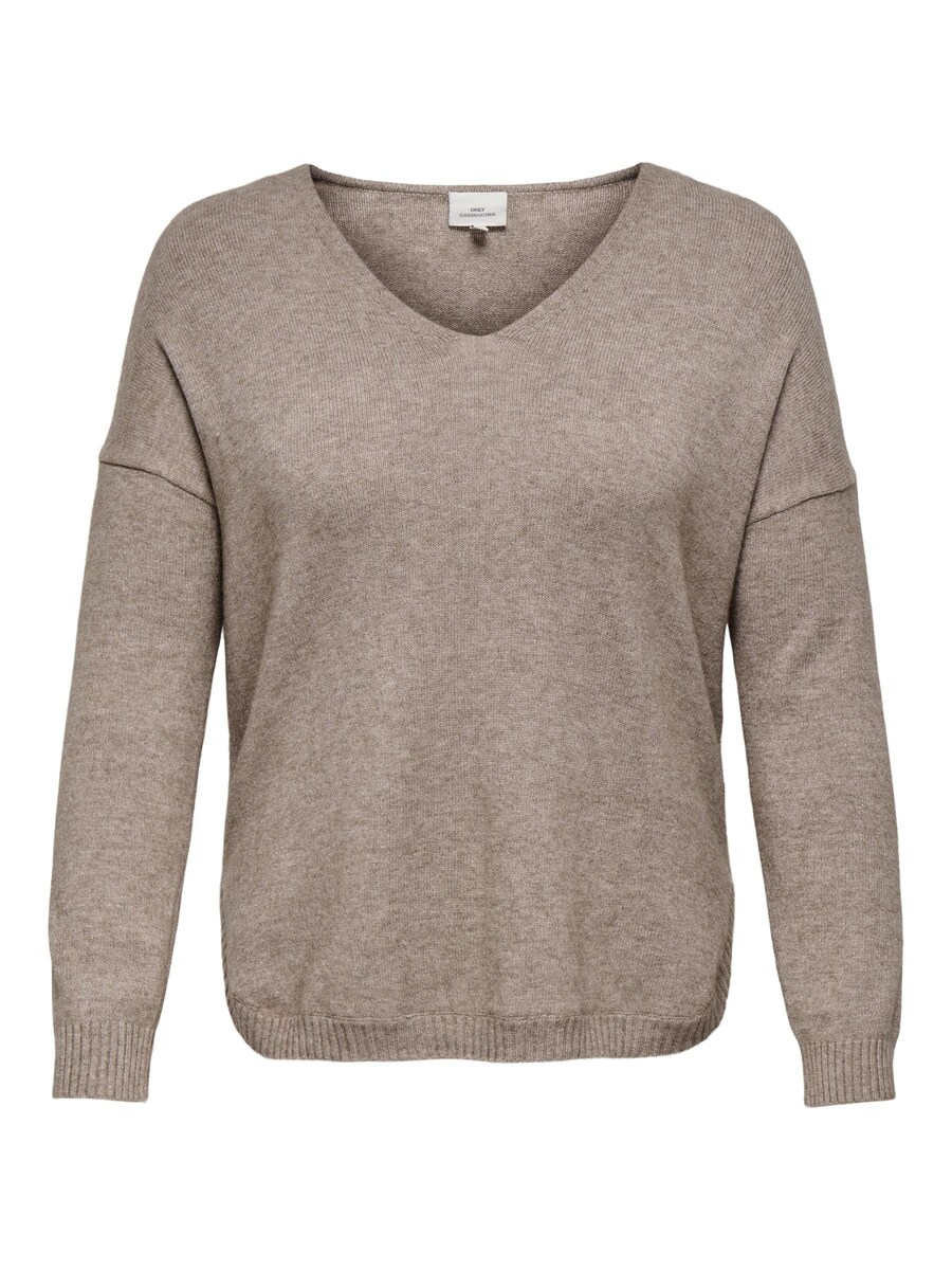 

Тонкий вязаный свитер ONLY Carmakoma Sweater CARMargareta, нюд