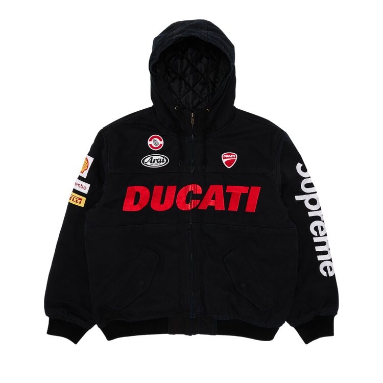 

Куртка Supreme x Ducati Hooded Racing Jacket, черный