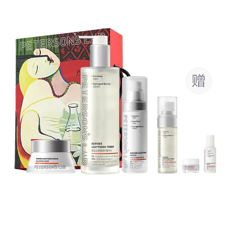 

Набор для ухода за кожей Thick Skinned Barrier Repair увлажняющая, освежающая, успокаивающая вода 205мл+эмульсия 50г PETERSONS LAB