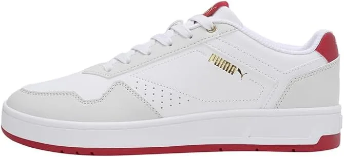 Мужские спортивные кроссовки Puma Court Classic 353780, белый/красный/серый — фото 2