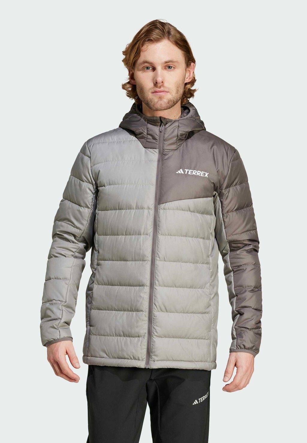 

Пуховик TERREX MULTI LIGHT DOWN HOODED adidas, серый