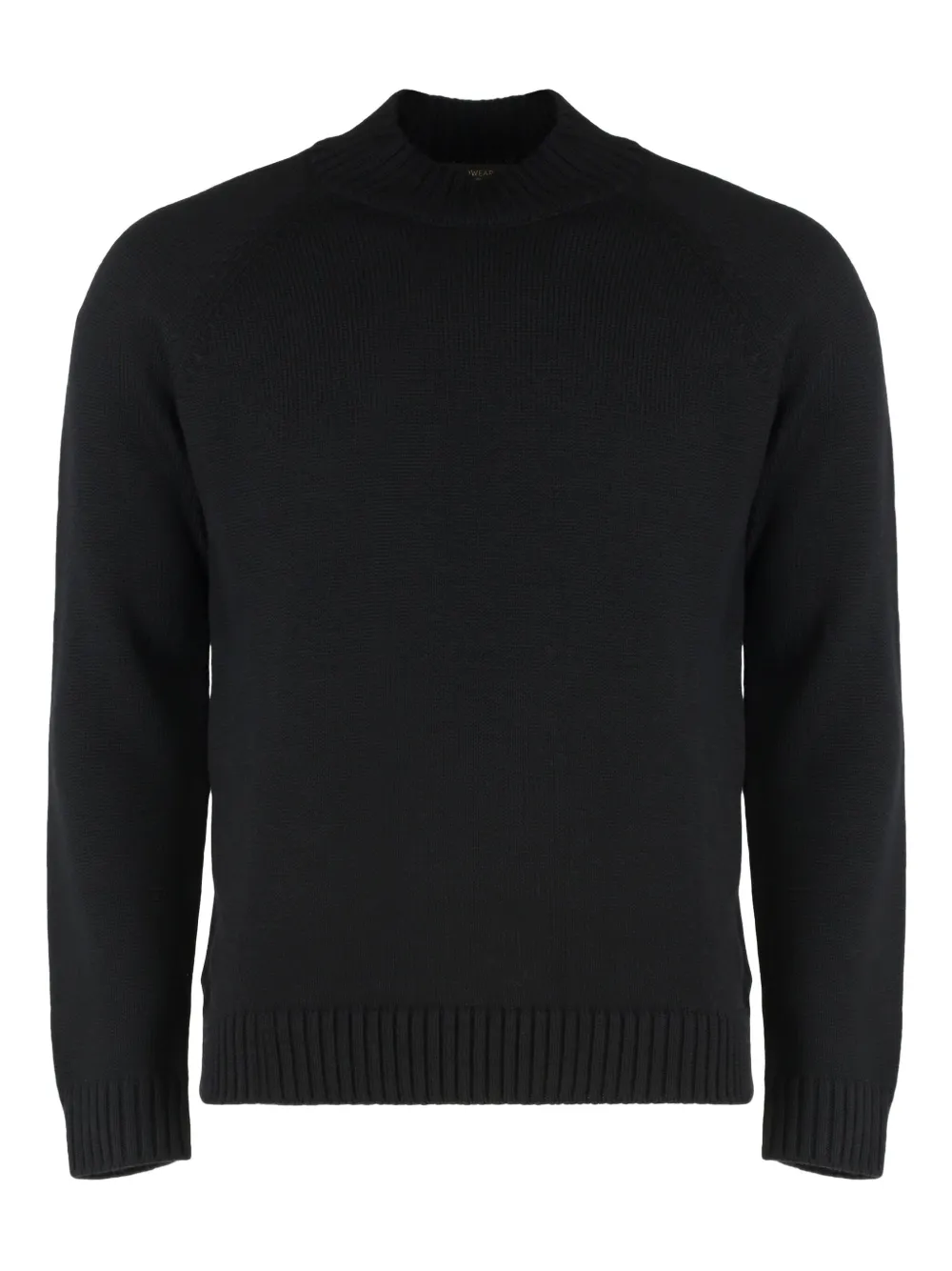 

Джемпер с круглым вырезом и длинными рукавами Slowear, черный