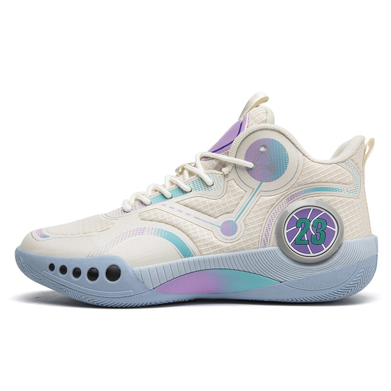 

Баскетбольные кроссовки Basketball Shoes Men Low-Top Wooden Rabbit, серый