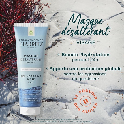 Маска для лица Laboratoires De Biarritz — Hydra-Protect Rehydrating Organic, 75 мл — фото 2