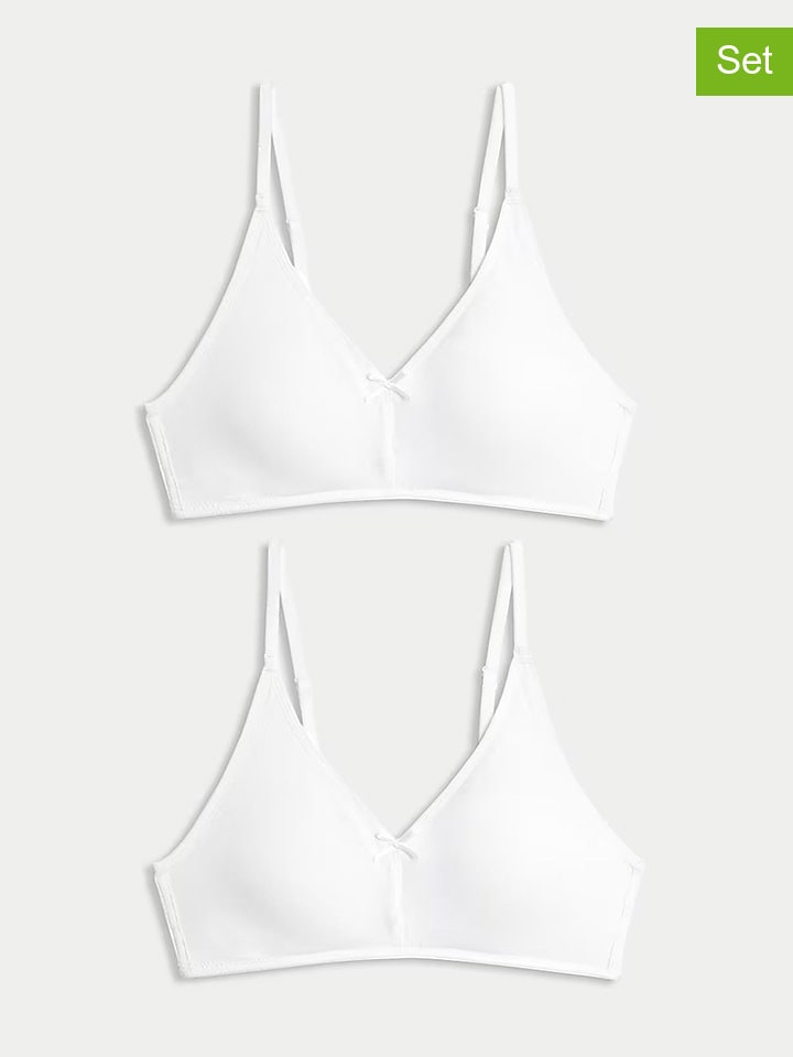 

Бюстгальтер без косточек Marks & Spencer, белый