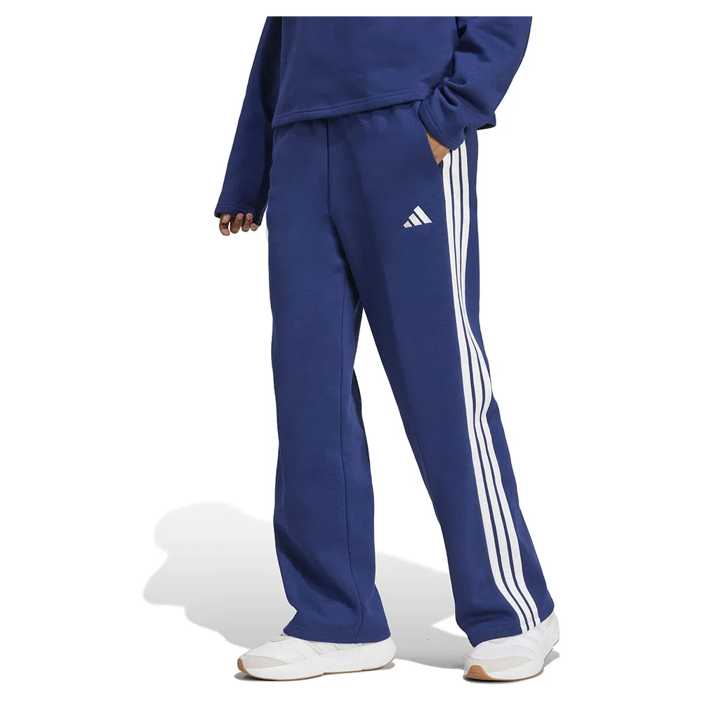 

Джоггеры adidas Essentials 3 Stripes Open-Hem Fleece, синий