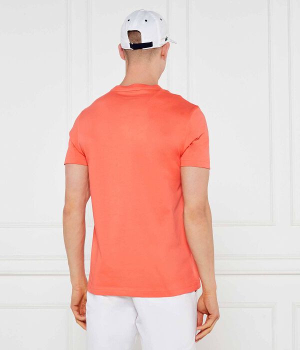 Футболка Lacoste Tennis x Novak Djokovic Regular fit Lacoste, оранжевый — фото 3