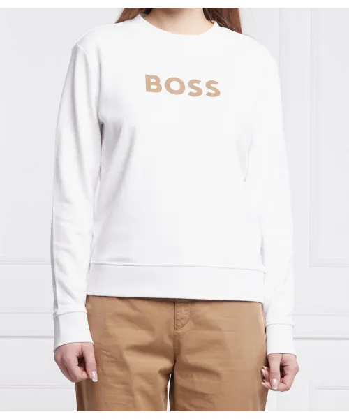 

C_Elaboss_6 Толстовка Regular fit Boss, белый