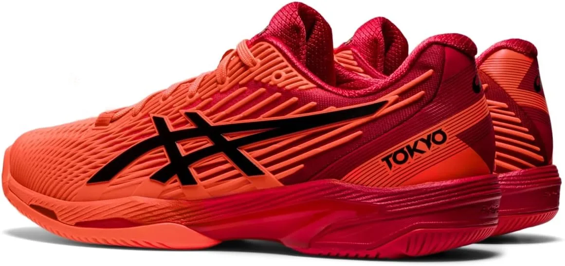 Мужские теннисные кроссовки Solution Speed FlyteFoam 2 ASICS, черный — фото 3