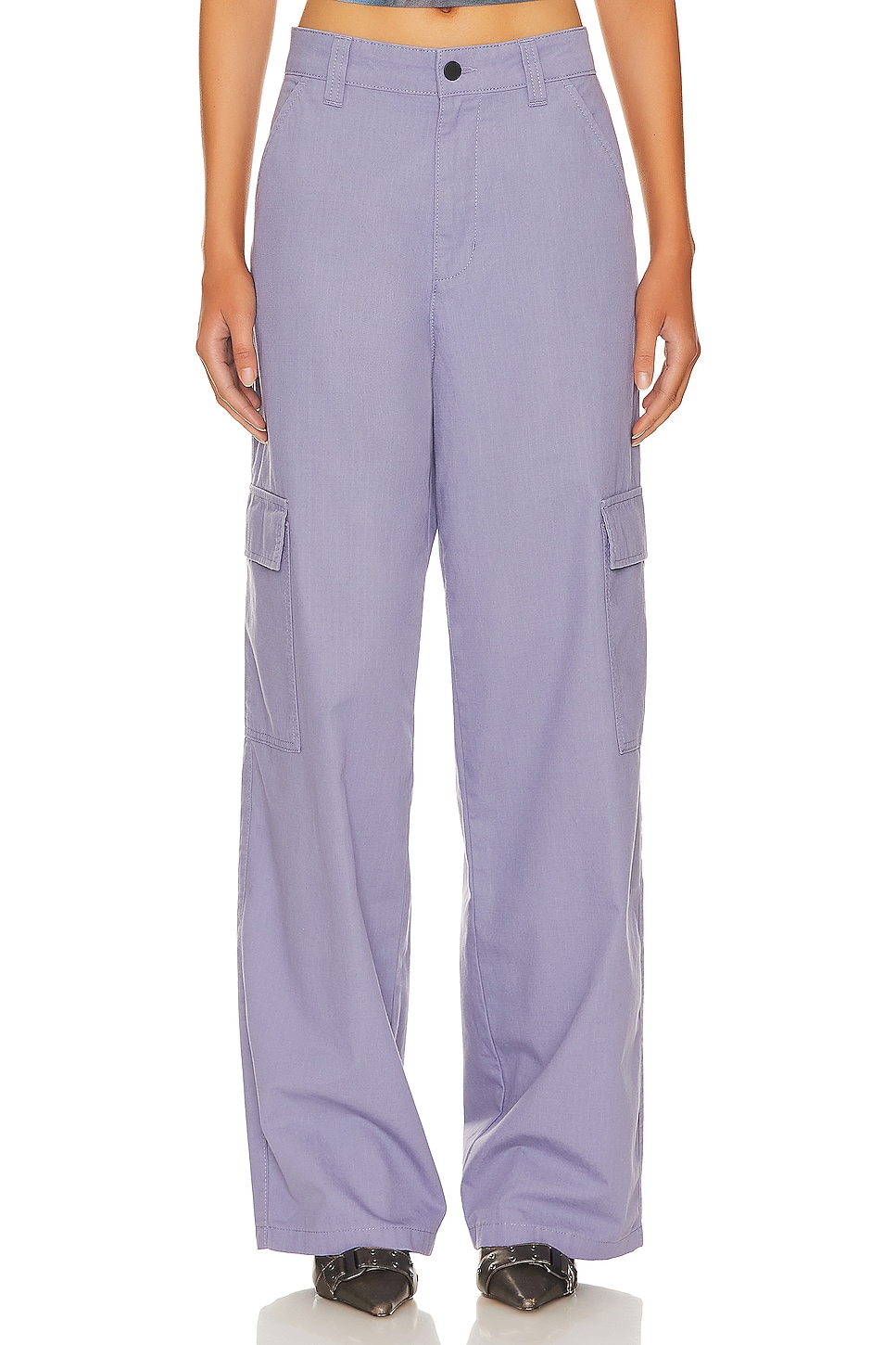 

Широкие брюки-карго donna Dr. Denim, голубой