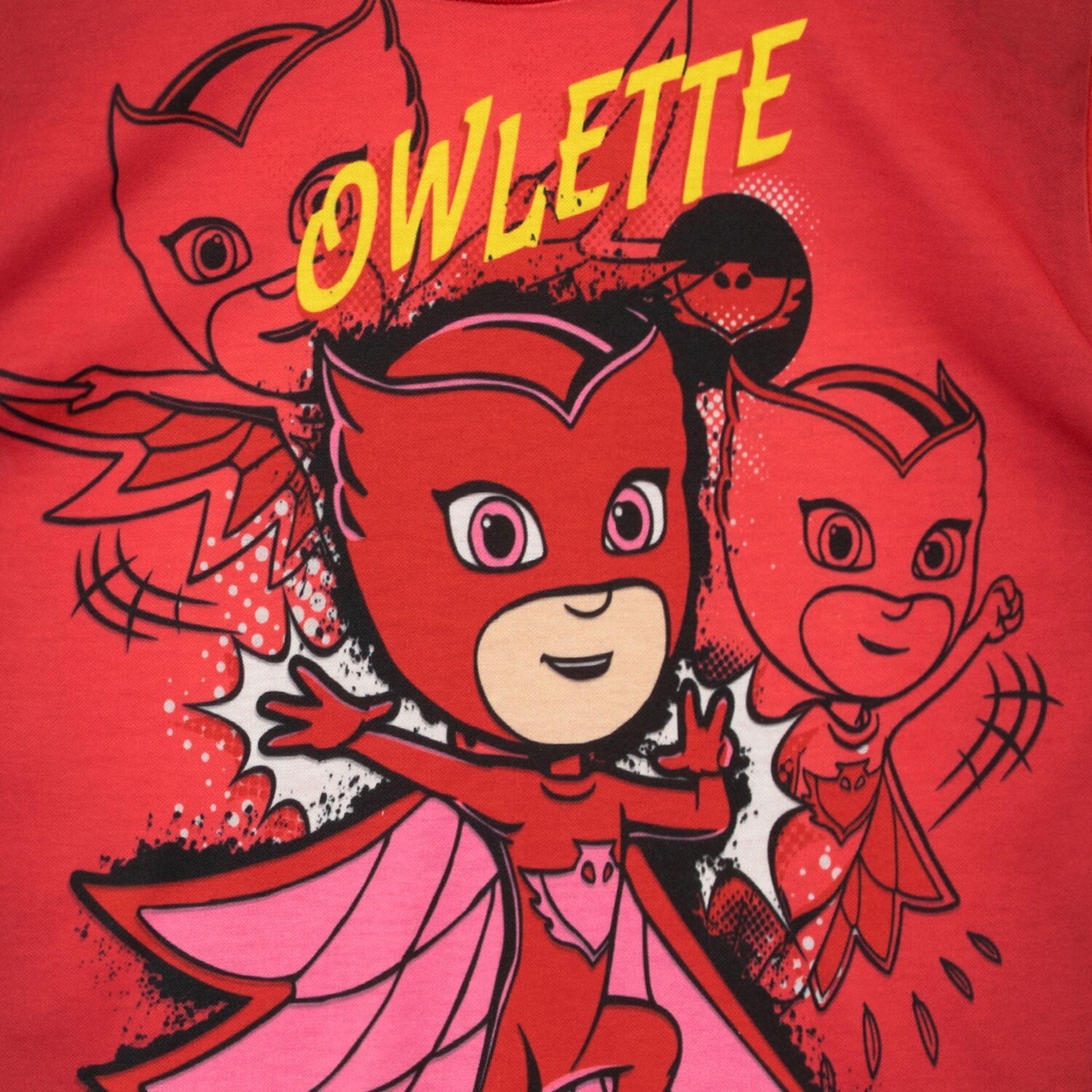 Короткая пижама Owlette PJ Masks, красный — фото 3