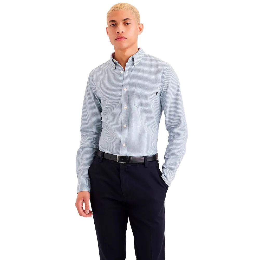 

Рубашка Dockers Stretch Oxford Slim, синий