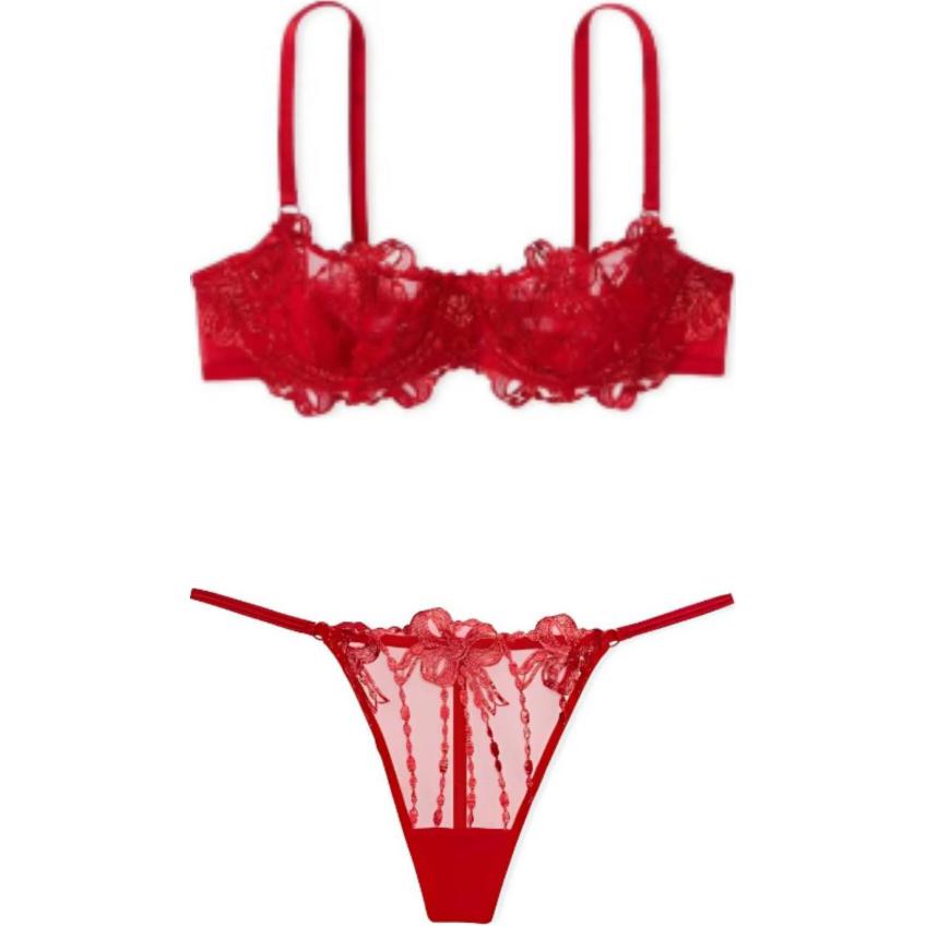 

Victoria's Secret Женский комплект нижнего белья красный