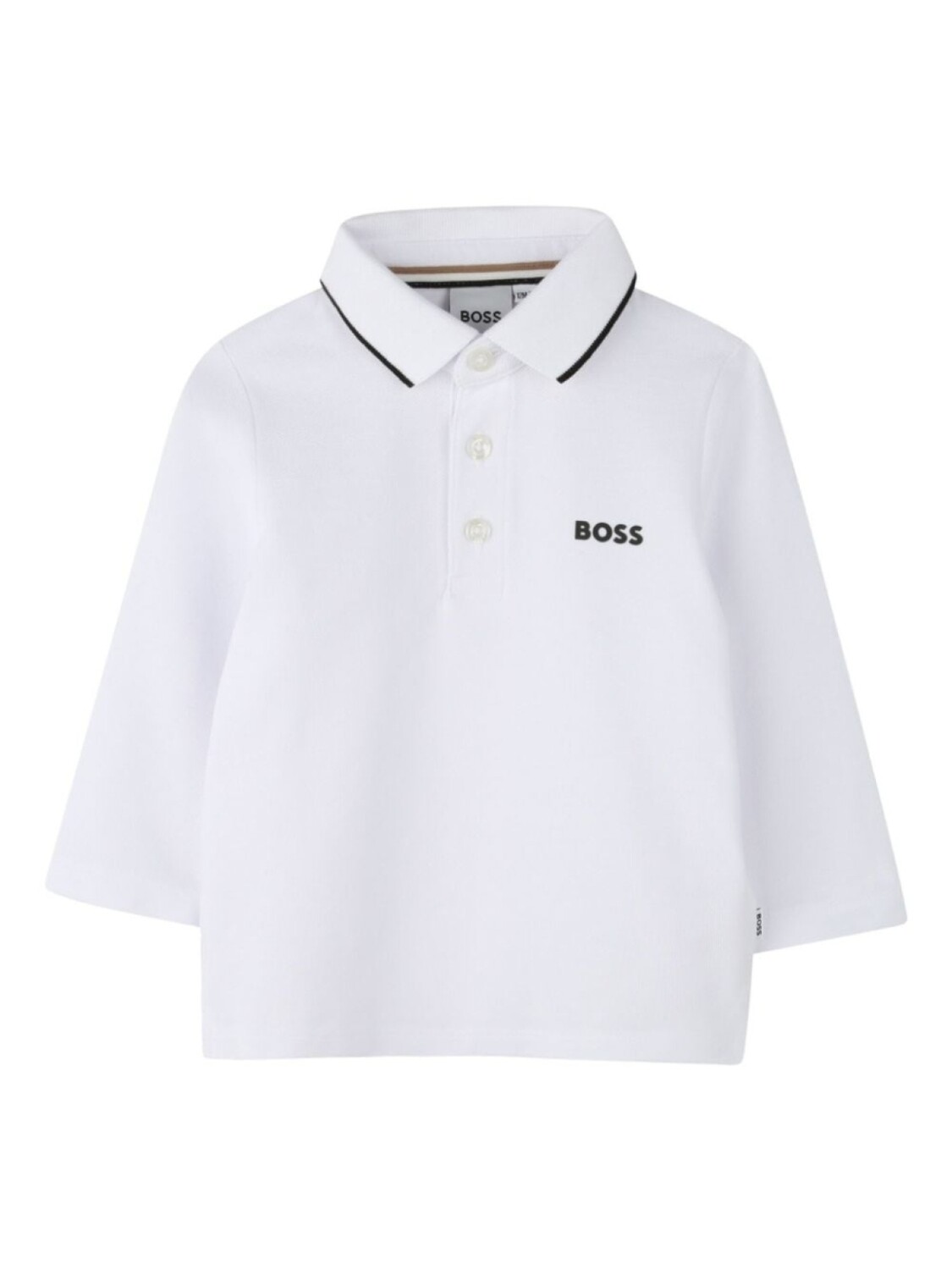 

BOSS Kidswear рубашка поло с логотипом, белый