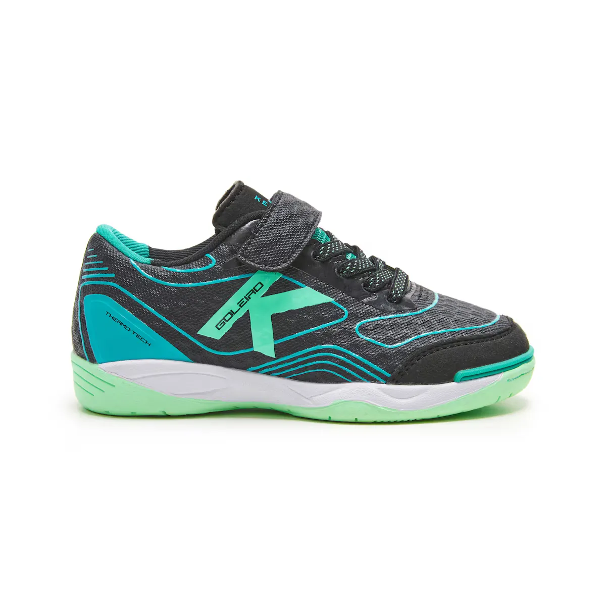 

Футбольные бутсы Goleiro Kids Elastic Kelme для детей в помещении, черный