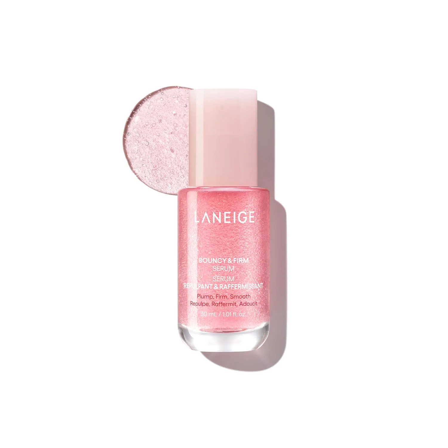 Сыворотка Laneige — Bouncy & Firm Serum: корейская коллагеновая с замедленным старением и пептидами для