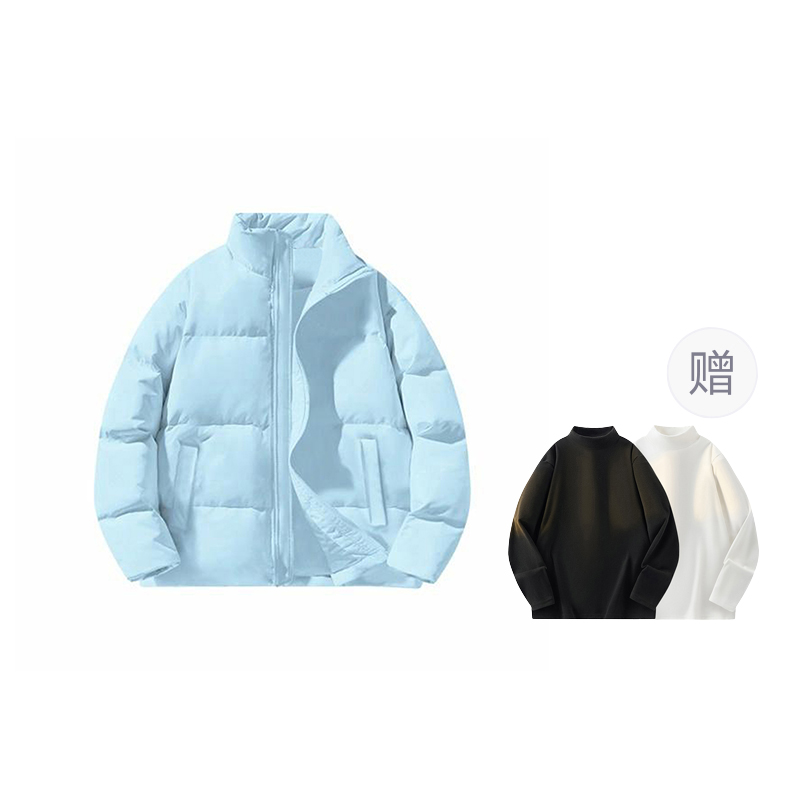 

YAYA Унисекс пуховик, Carolina Blue (Includes Turtleneck Dralon Base Layer)