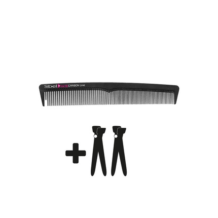 

Расческа ULTRON Carbon Hair Cutting 18cm with 2 Clips