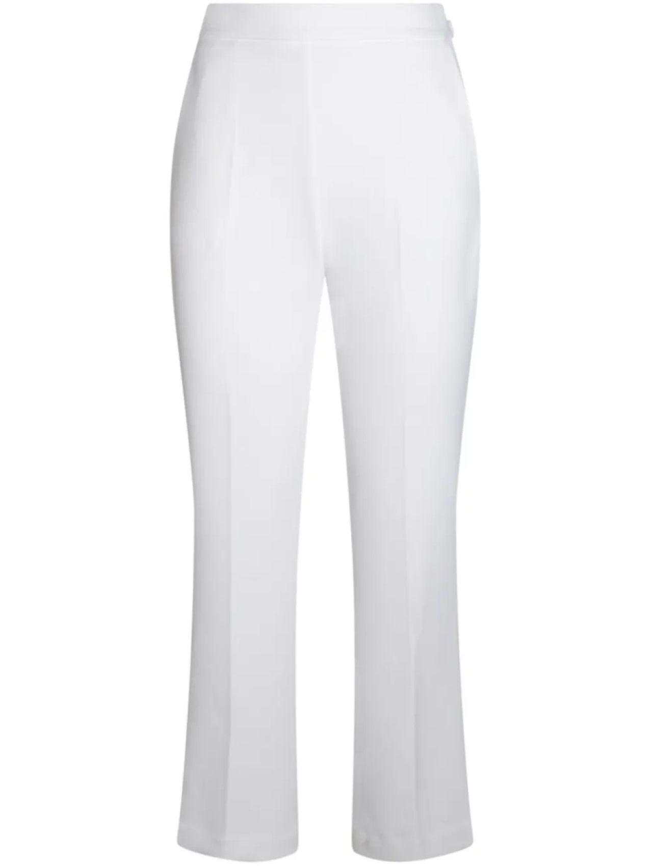 

Укороченные брюки Elisabetta Franchi с бляшкой-логотипом, белый