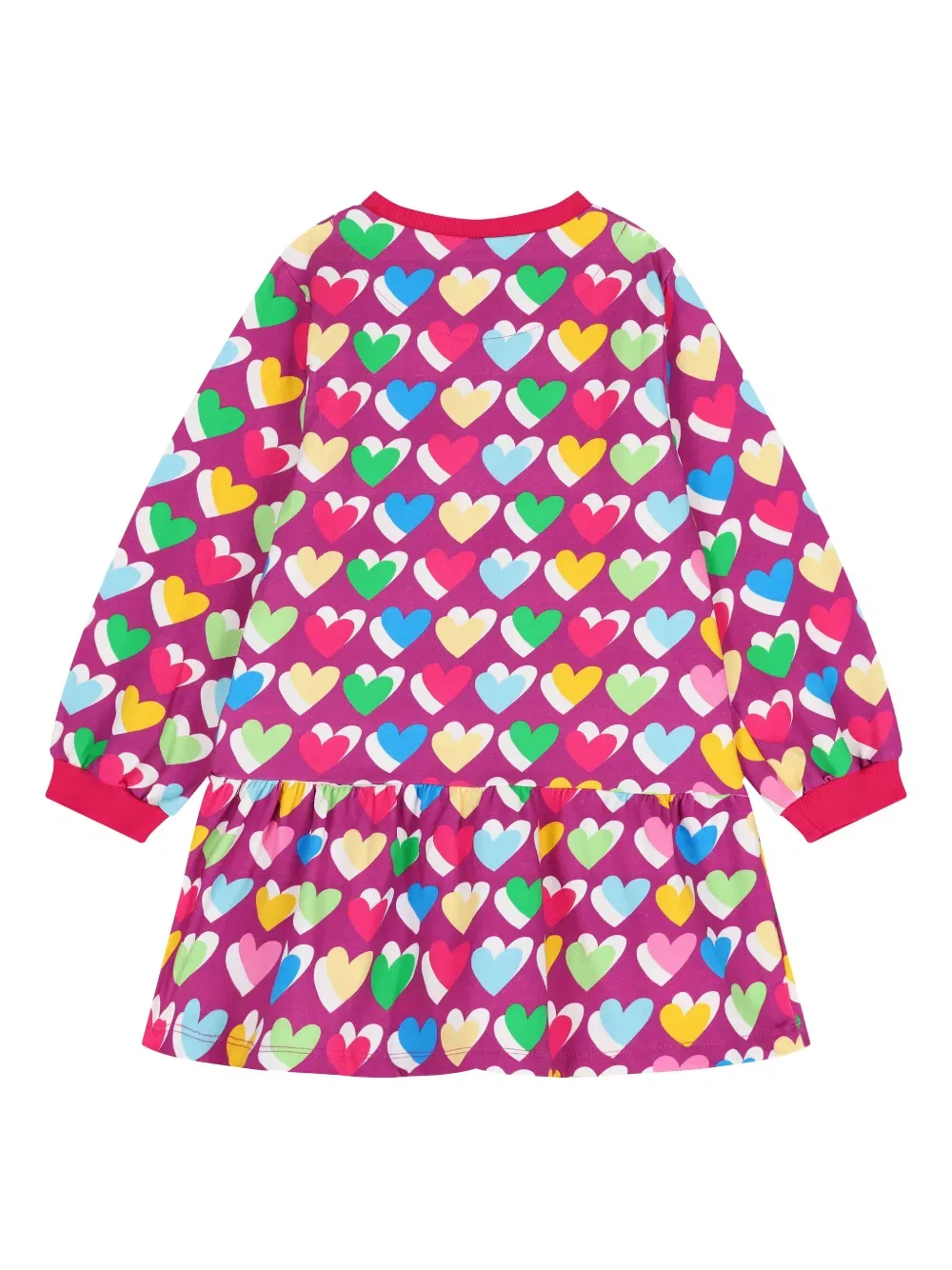 Платье с оборками и узором в виде сердечек Agatha Ruiz De La Prada, фиолетовый — фото 2