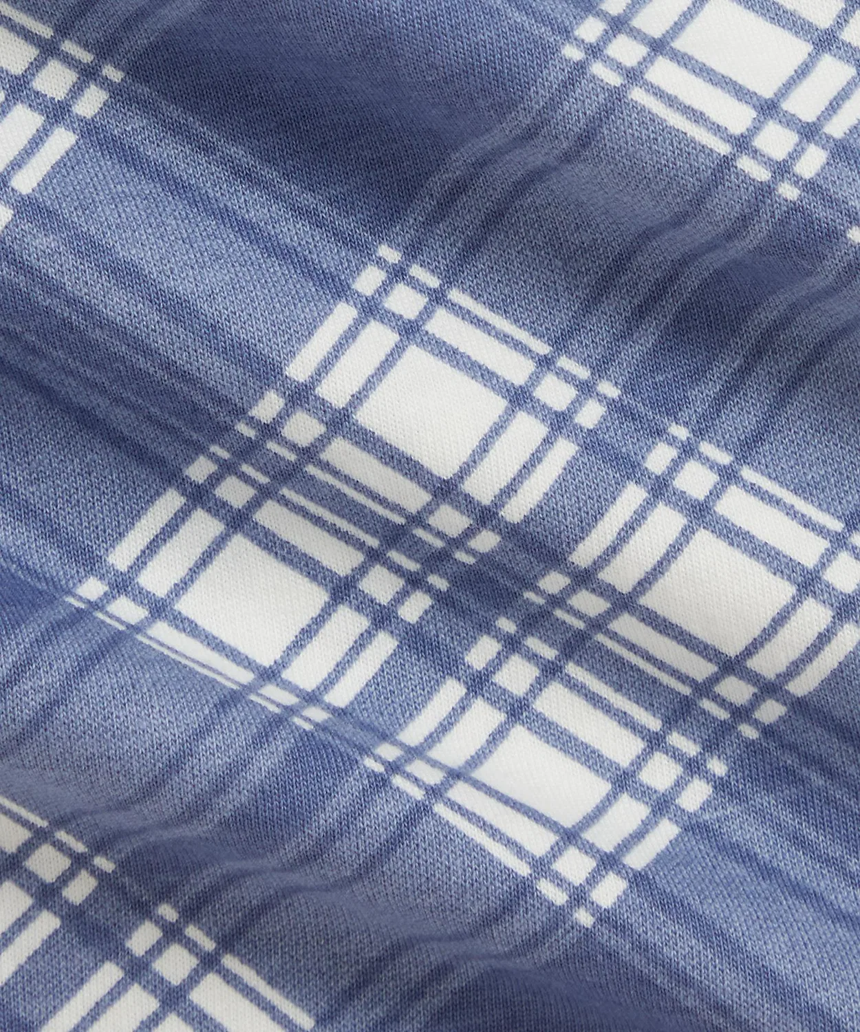 Комплект из топа и брюк в клетку, хлопковый джерси, Ralph Lauren, белый — фото 3