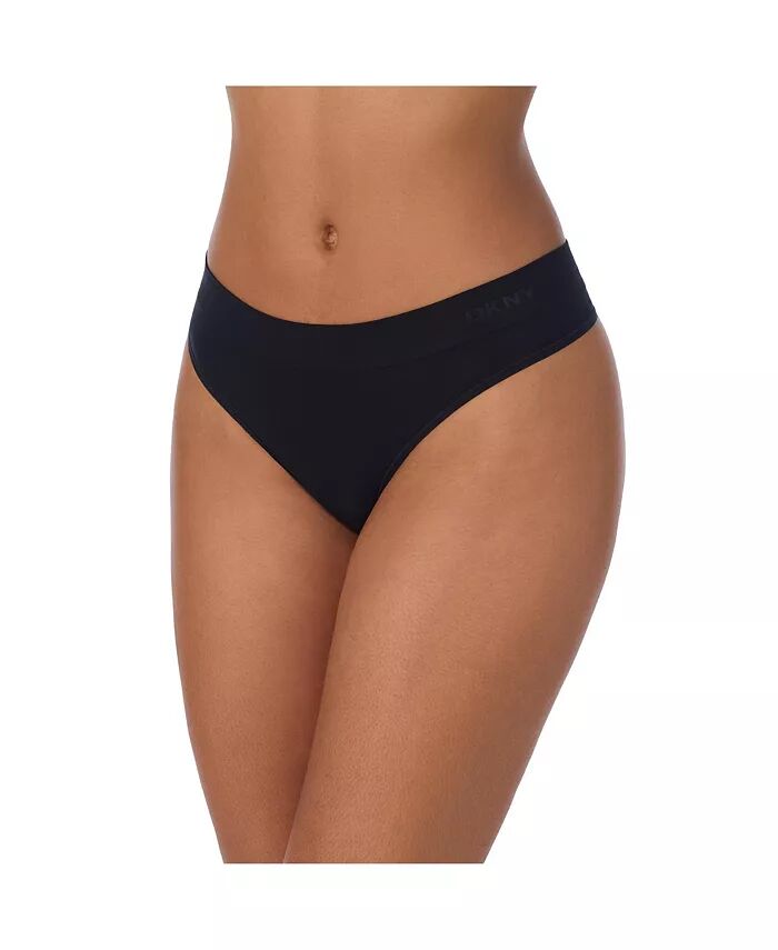 

Женские бесшовные трусики-стринги Litewear DK5016N DKNY, черный