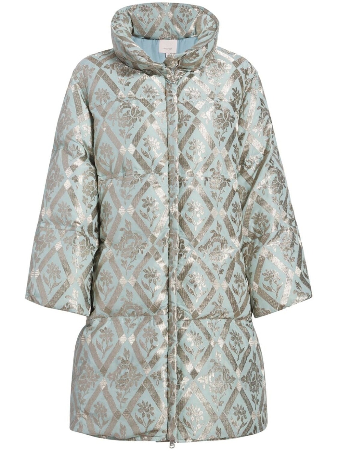 

Cinq A Sept пуховик Diamond Floral Hallie, синий