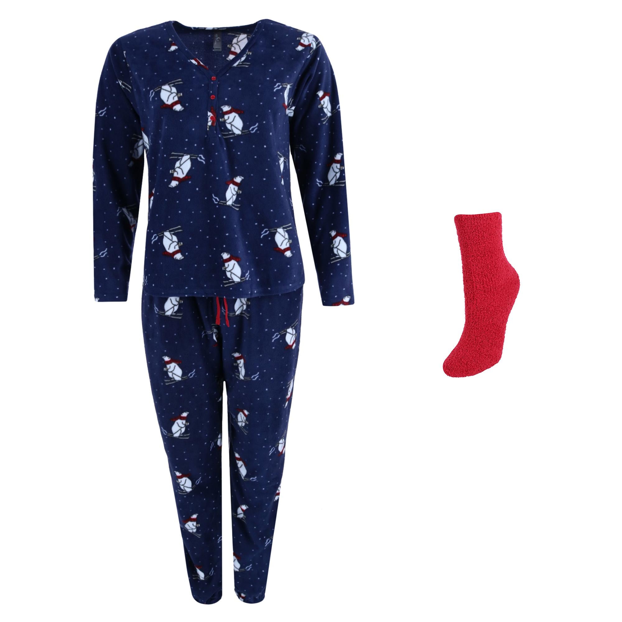 

Женский комплект для сна Polar Bear Henley and Jogger PJ Couture